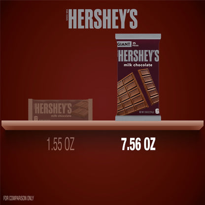Creamy Hershey's milk chocolate giant bar