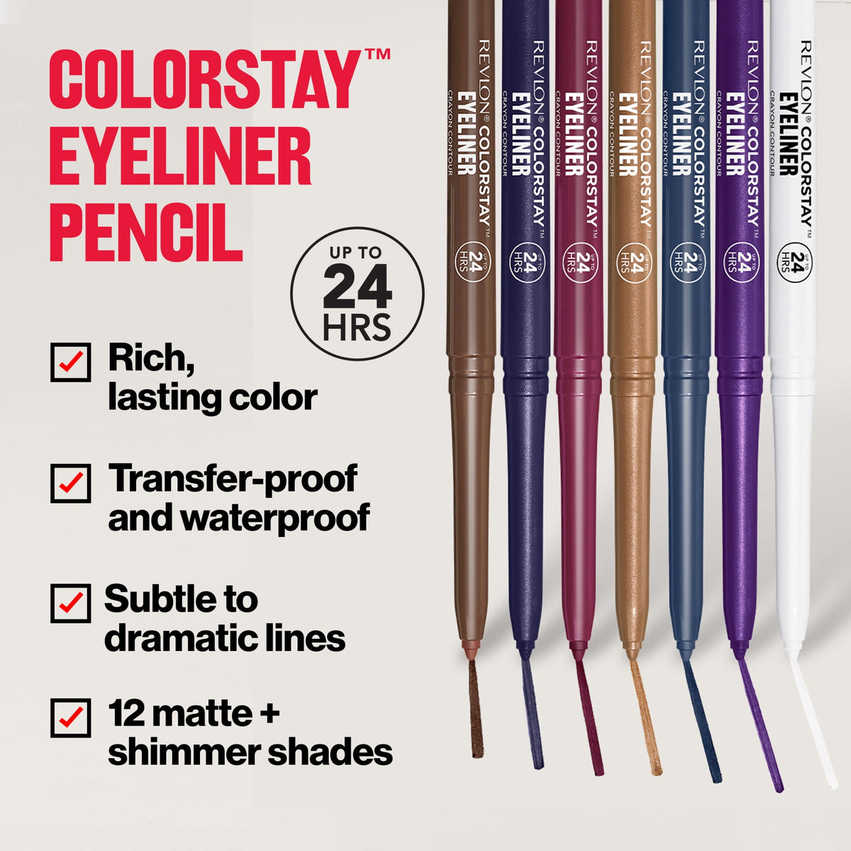 Revlon ColorStay eyeliner with built-in smudger