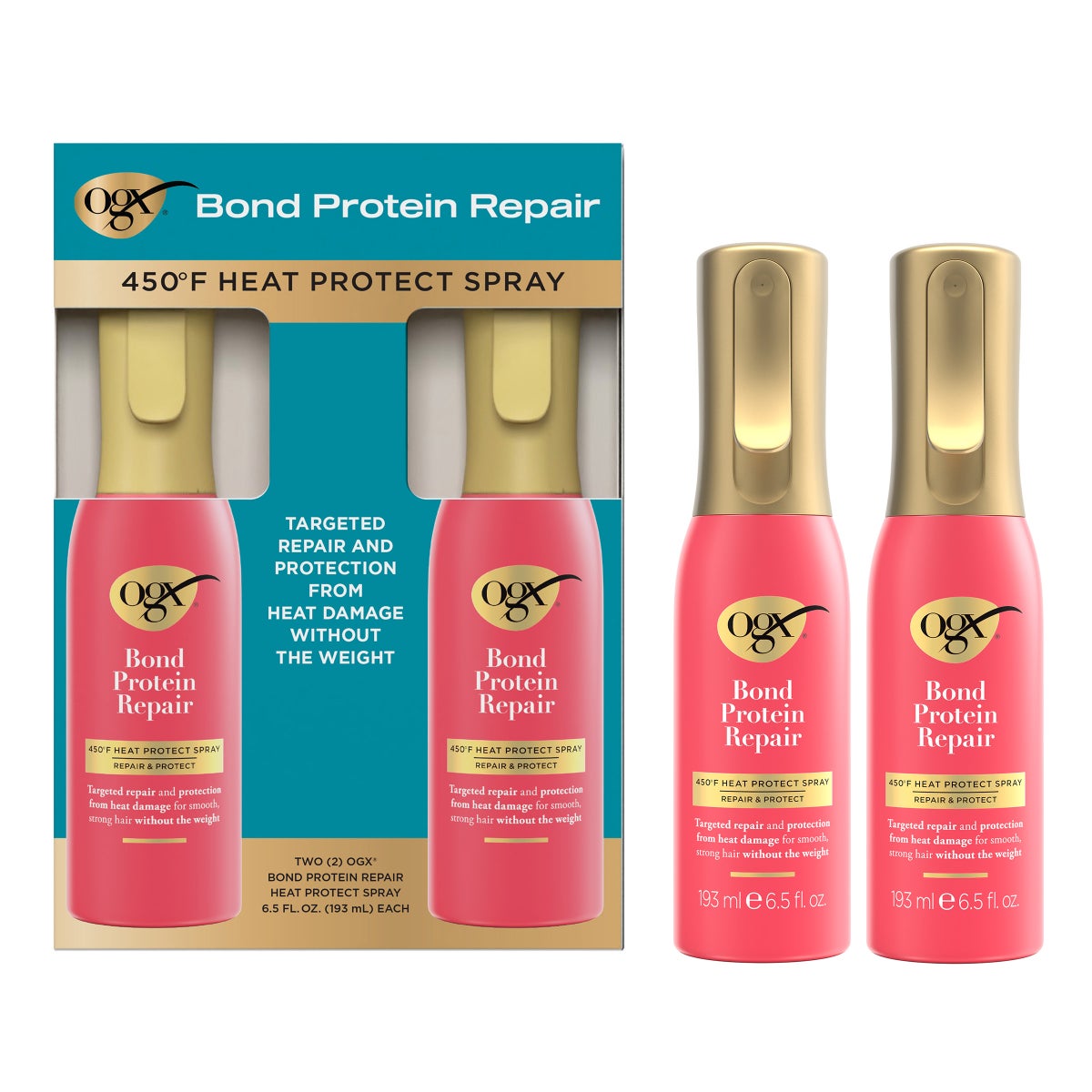 OGX Protein Bonding Multitasker Spray 2-pack for hair care