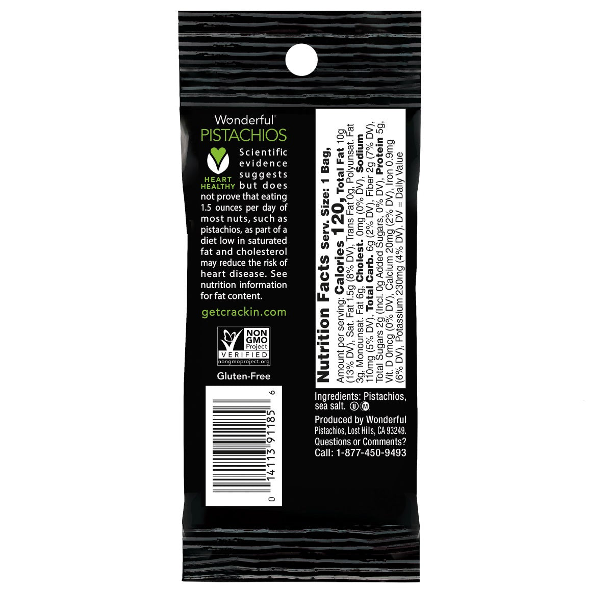 Wonderful pistachios 1.5 oz individual packs