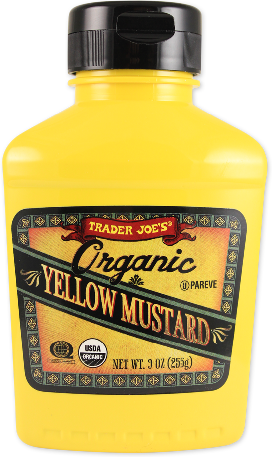 Trader Joe's Organic Yellow Mustard kosher pantry condiment