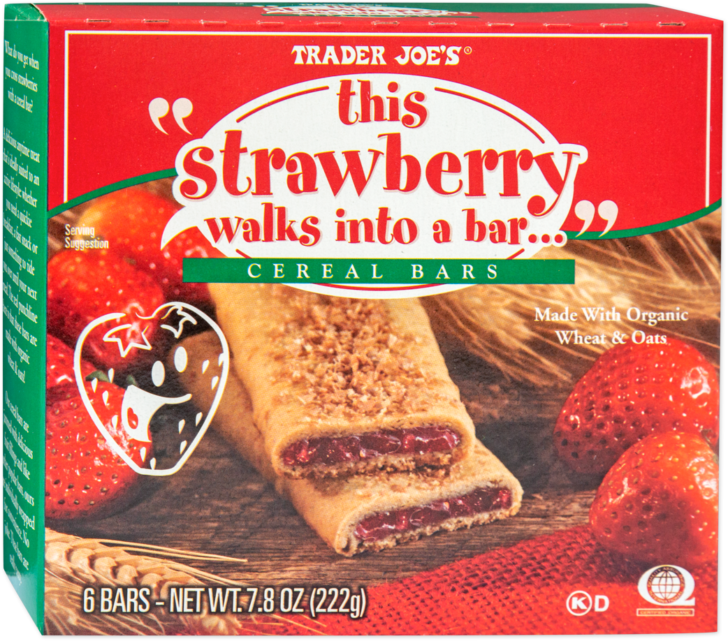 Trader Joe's strawberry cereal bars