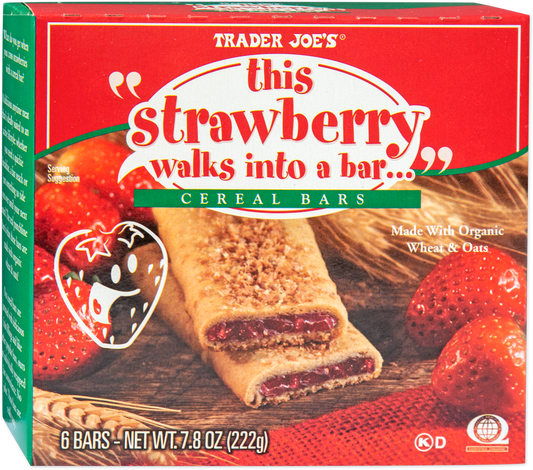 Trader Joe's strawberry cereal bars