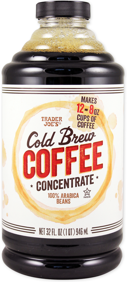 Trader Joe's cold brew coffee concentrate