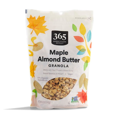 Maple and almond butter granola 12 ounce package