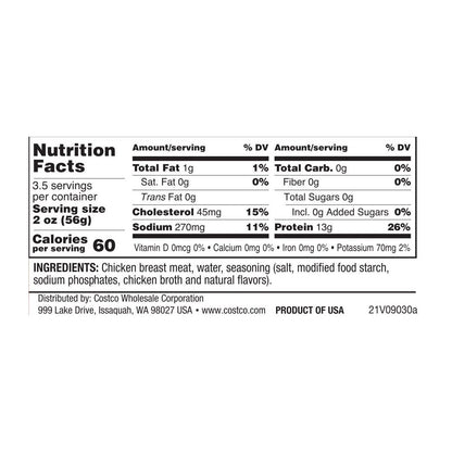 Kirkland Signature, Chicken Breast, 12.5 oz, 6-Count