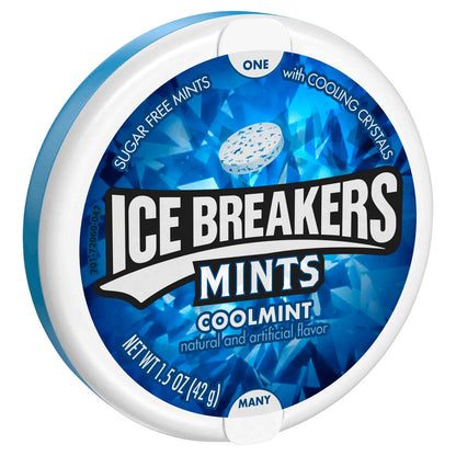 Portable 1.5 oz Ice Breakers mint packs