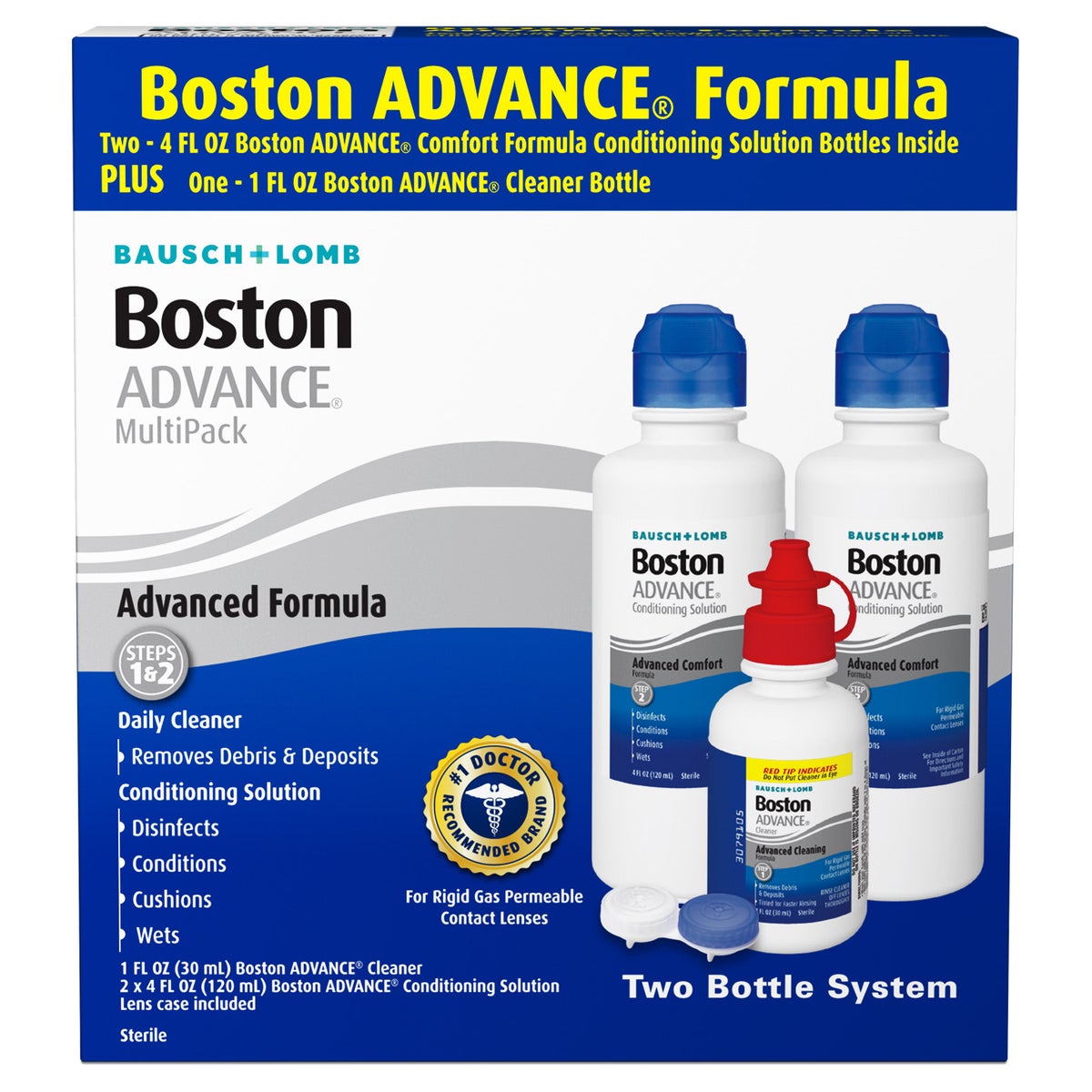 Boston ADVANCE conditioning solution multi-pack for contact lenses