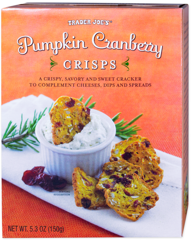 Trader Joe's Pumpkin Cranberry Crisps package