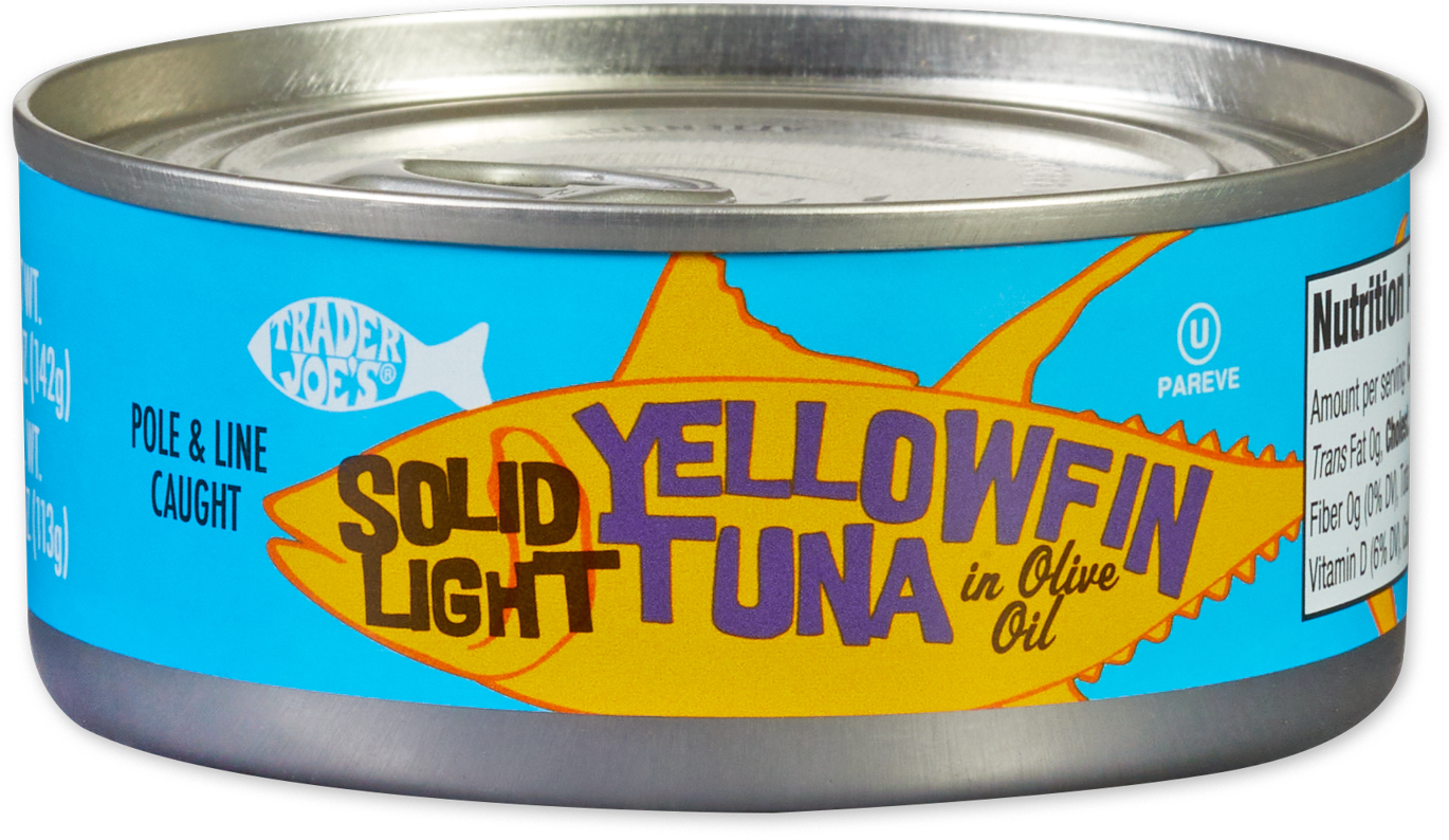 Trader Joe's solid light yellowfin tuna in olive oil