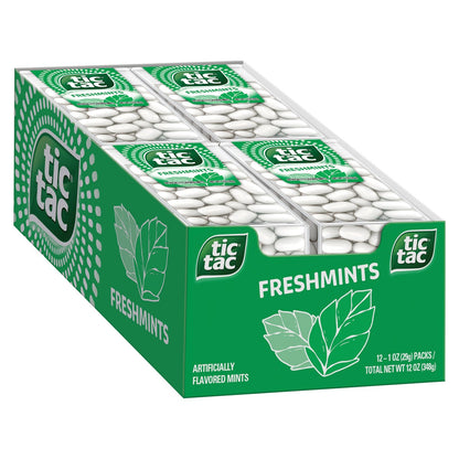 Tic Tac Freshmint 12-count mint pack