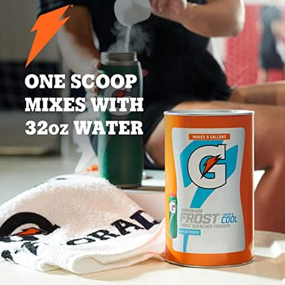 Frost Glacier Freeze Gatorade powder for workouts