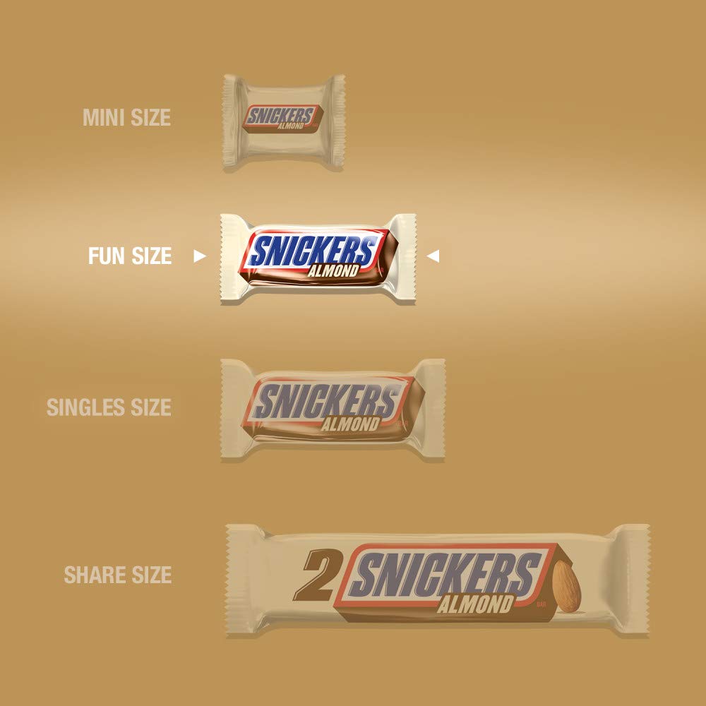 SNICKERS Almond chocolate candy bag for parties