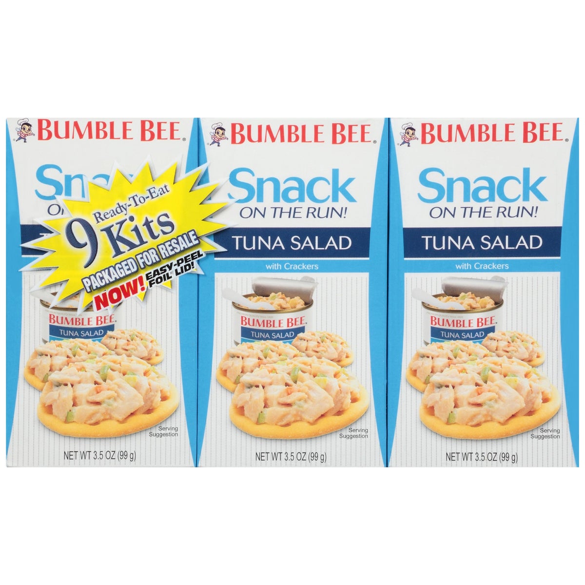 Bumble Bee Snack on the Run tuna salad 9-count pack
