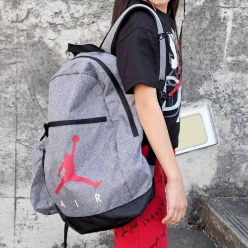 Nike Jordan backpack front zip pocket detail