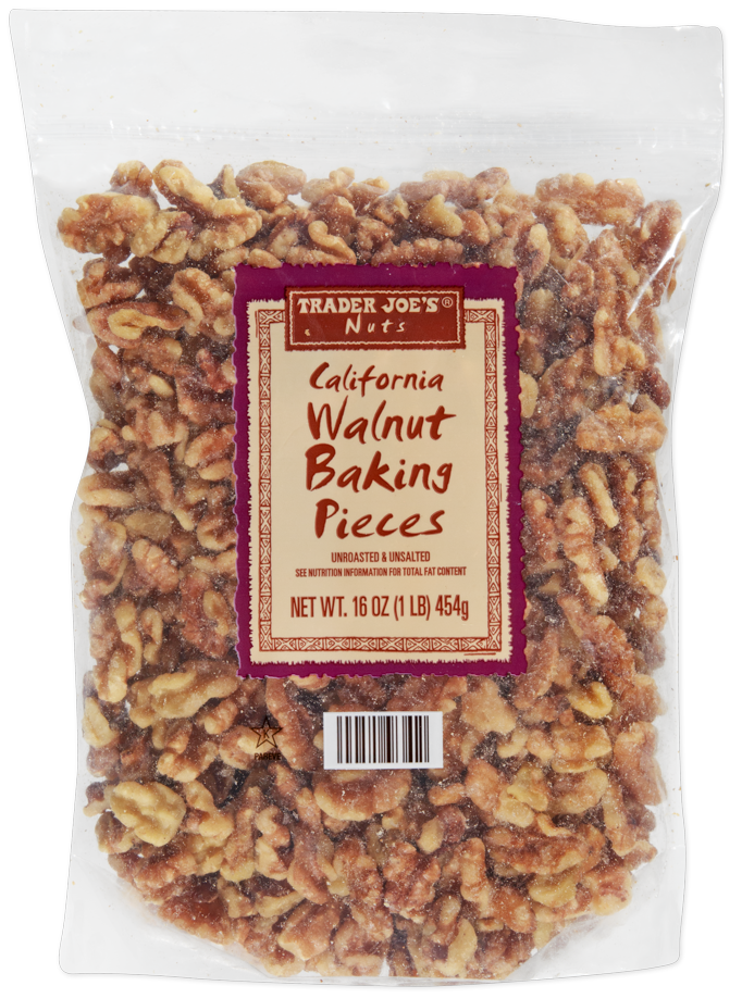 Trader Joe's California Walnut Baking Pieces bag