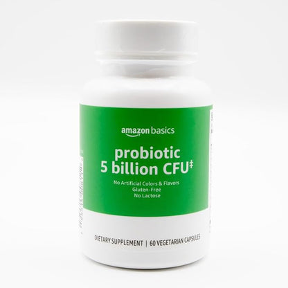 Amazon Basics Probiotic 5 Billion CFU vegetarian capsules