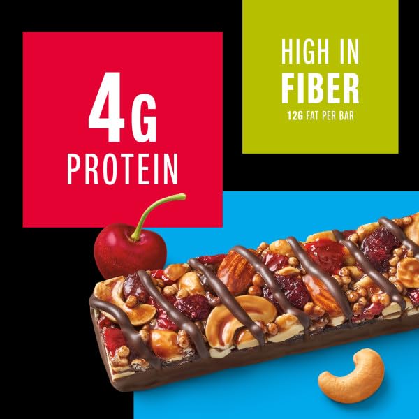 KIND snack bar with cashews cranberries cherries and almonds