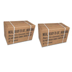 MRE meals ready to eat A and B cases