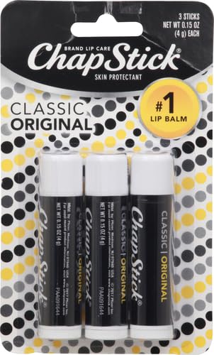 Classic ChapStick lip balm pack for dry lips