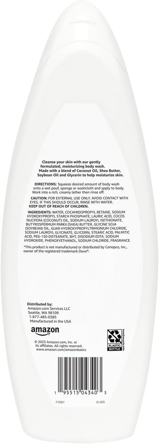 Amazon Basics dermatologist-tested body cleanser