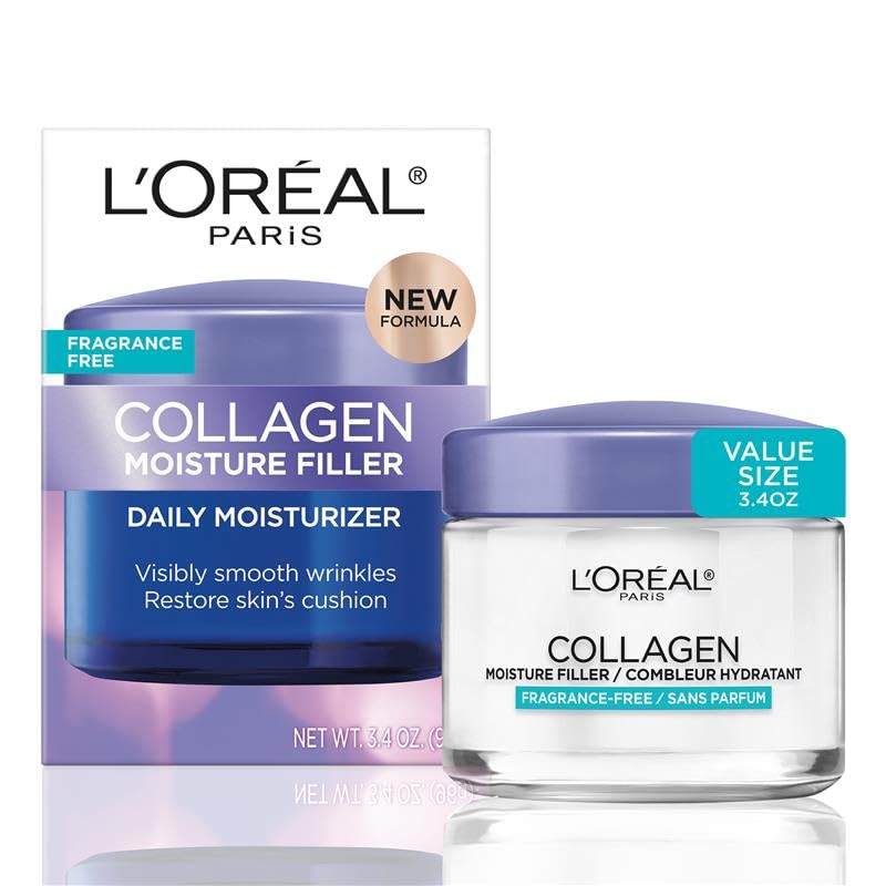 Fragrance-free collagen face cream by L'Oreal Paris