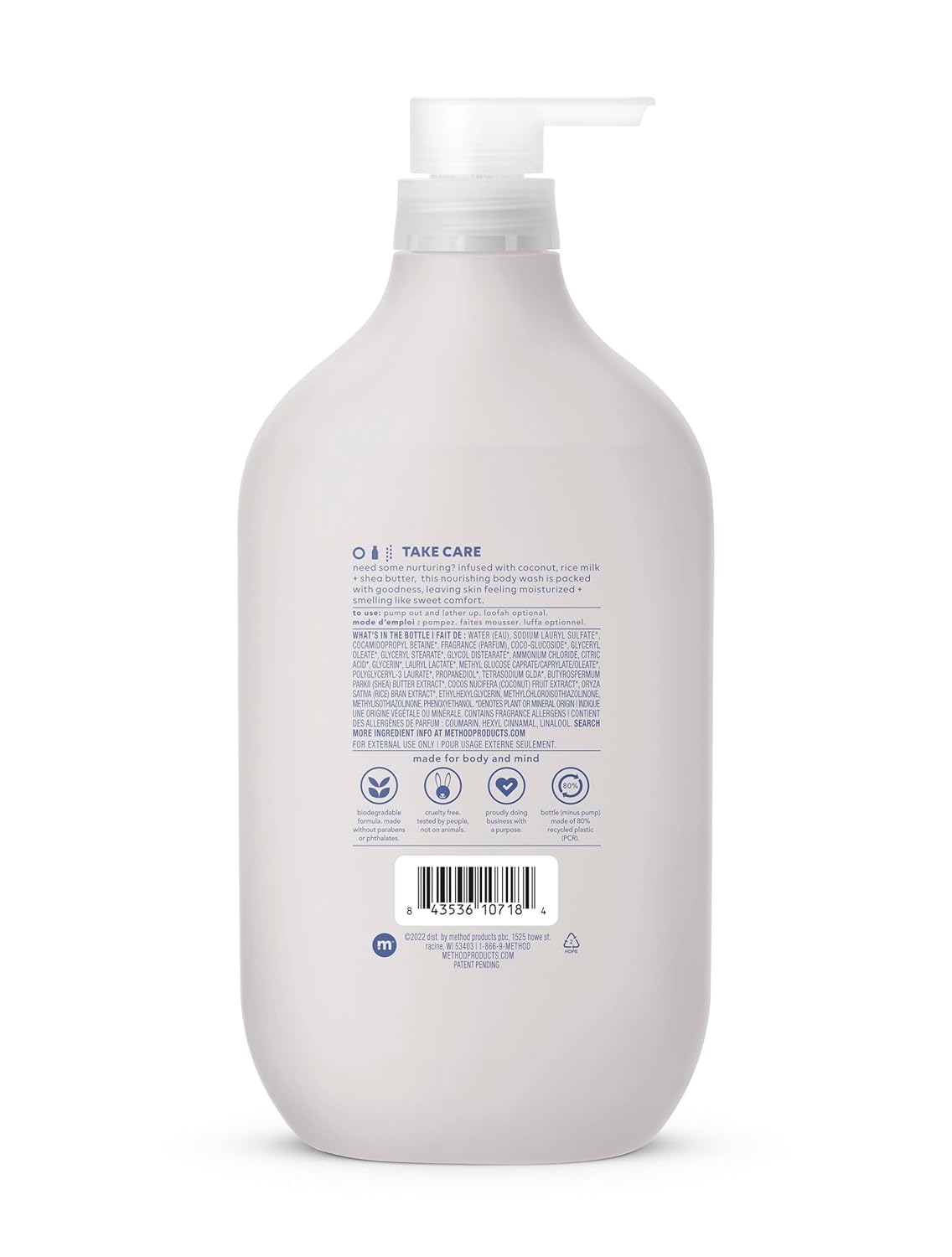 Simply Nourish gel body wash with creamy lather