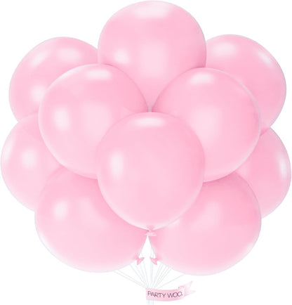 Soft light pink balloons for party decor