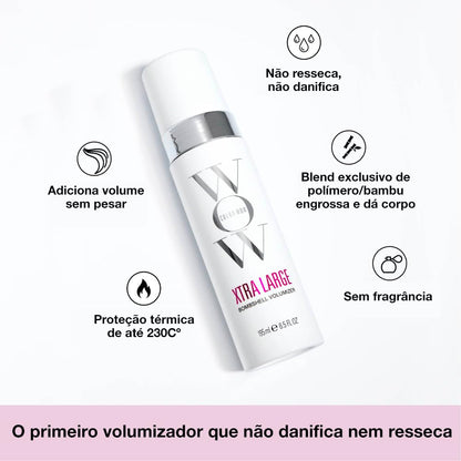 Alcohol-free hair volumizer for fine flat hair