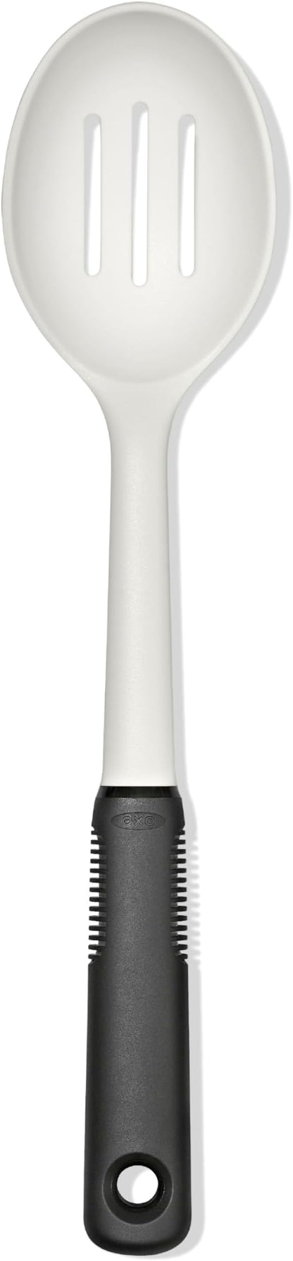 OXO Good Grips nylon slotted spoon in oat