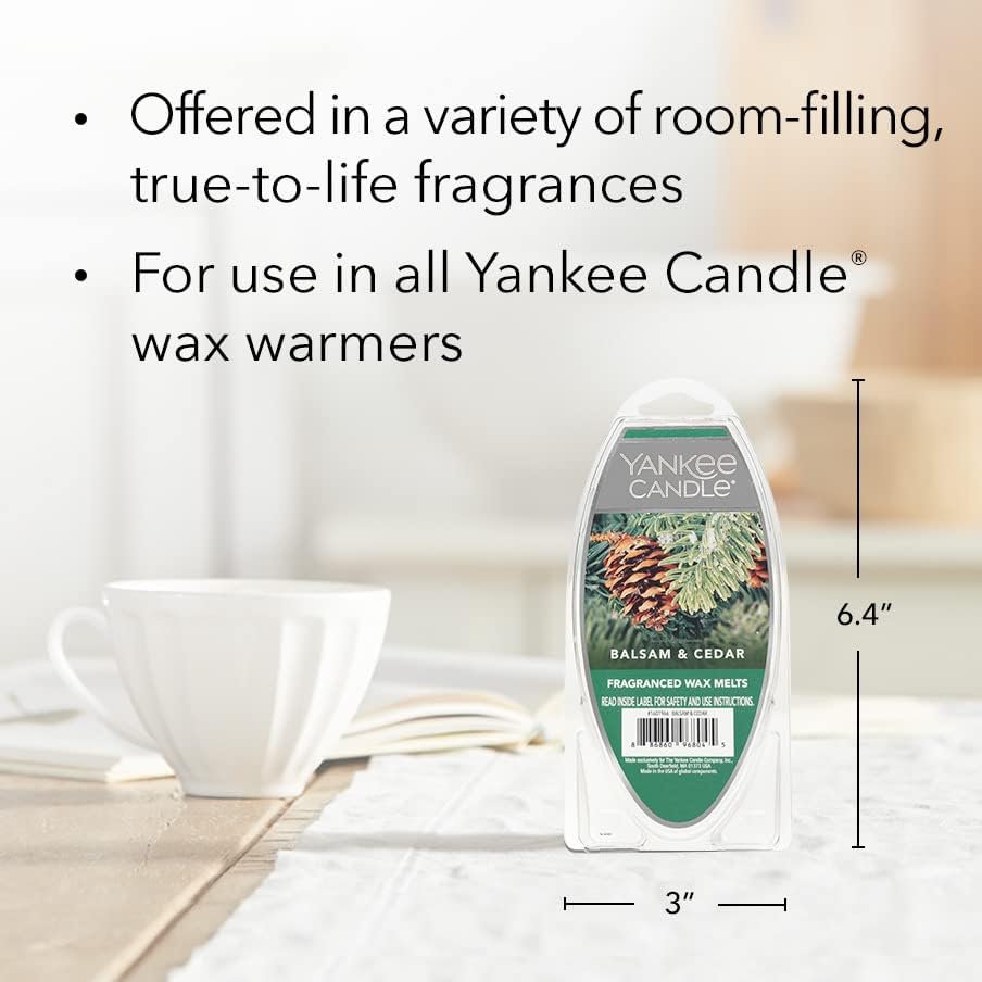 Yankee Candle Balsam & Cedar home fragrance wax melts