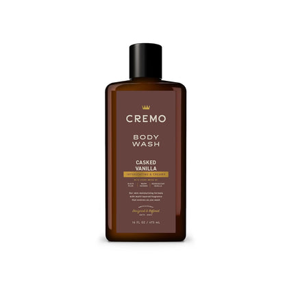 Cremo men's moisturizing body wash in Casked Vanilla