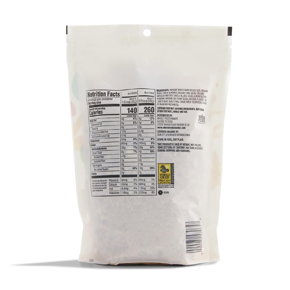 365 Whole Foods Market granola breakfast cereal