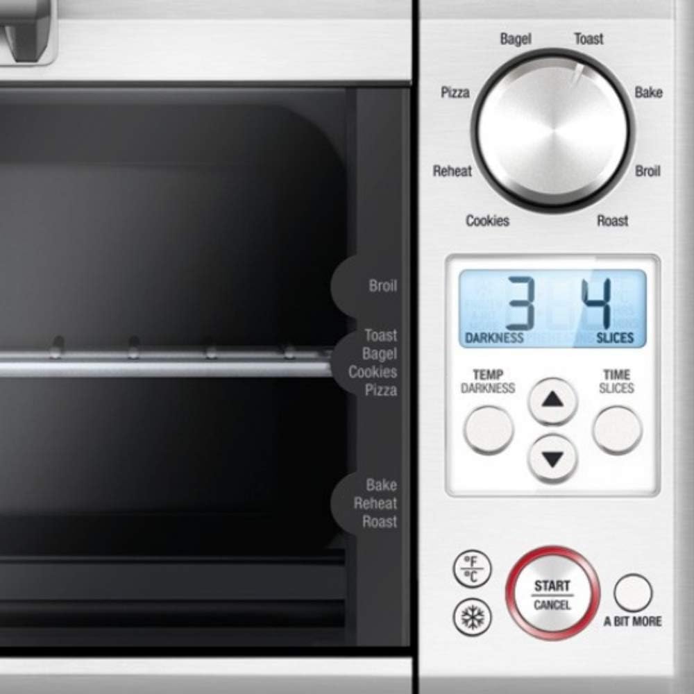 Brushed stainless steel Breville toaster oven