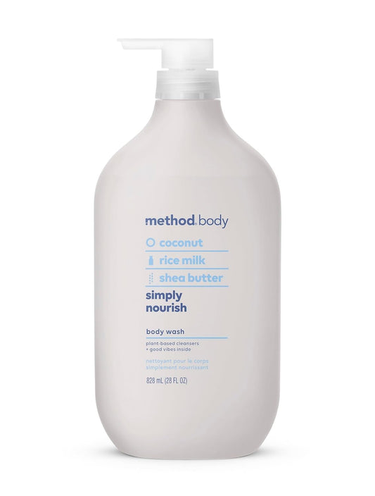 Method body wash for soft refreshed skin