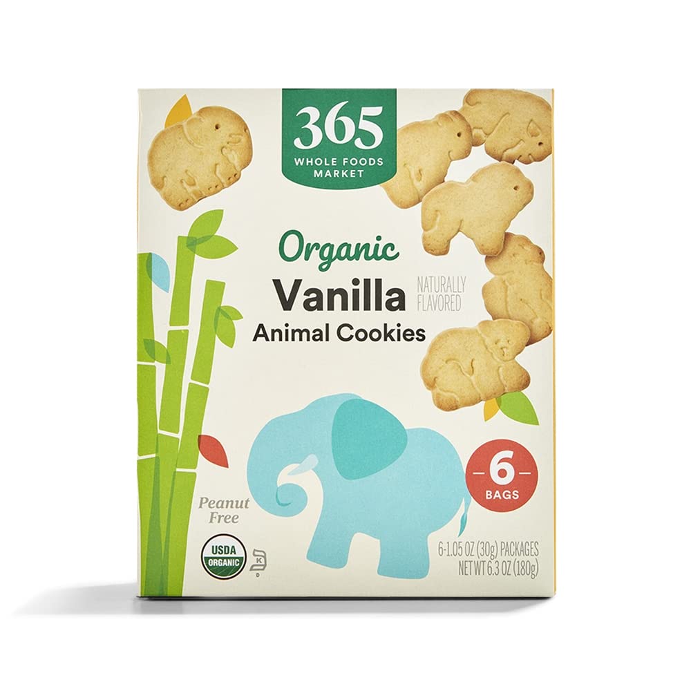 365 by Whole Foods Market vanilla animal cookie box