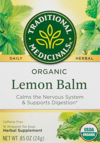 Kosher Non-GMO lemon balm herbal tea 16 bags