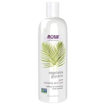 NOW Solutions vegetable glycerin 16 fl oz bottle