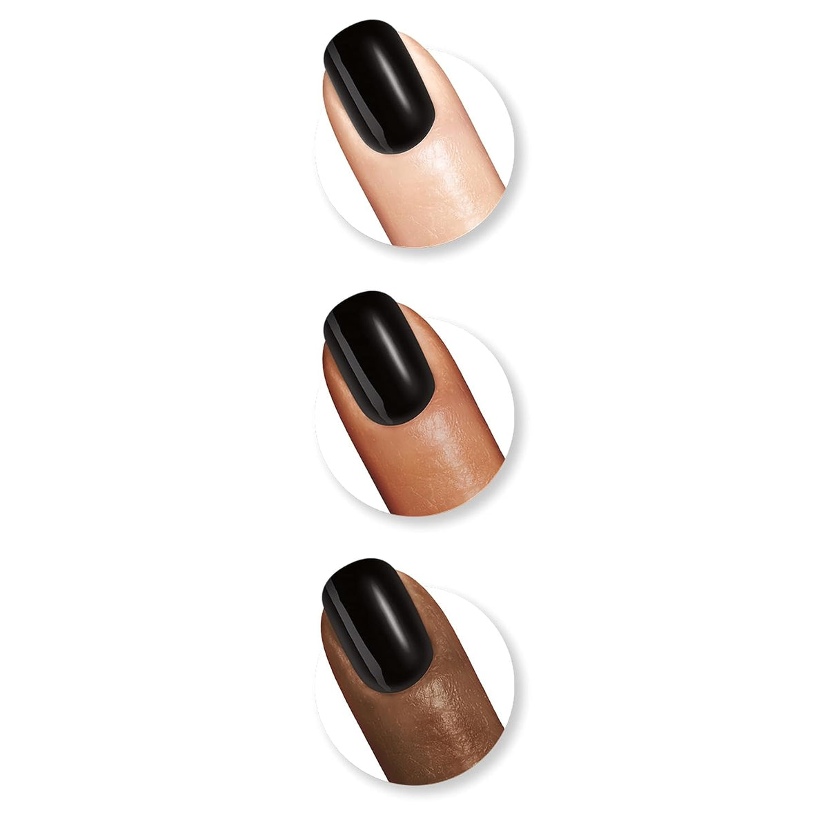 Sally Hansen shiny black nail polish
