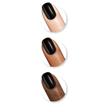 Sally Hansen shiny black nail polish