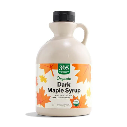 365 by Whole Foods Market organic dark maple syrup bottle
