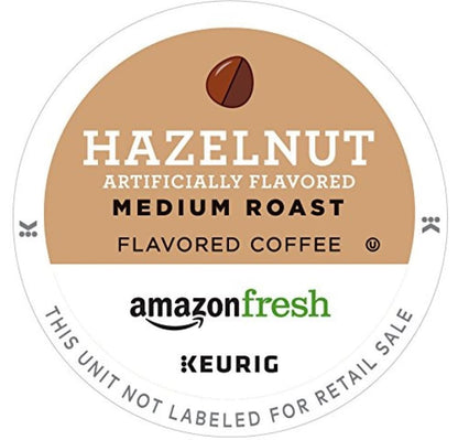 AmazonFresh 100% Arabica hazelnut coffee pods