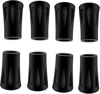Tenalleys rubber trekking pole replacement tips, eight-piece set