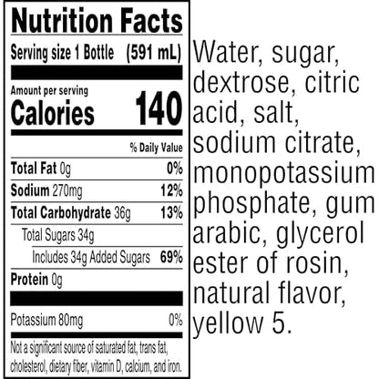 Gatorade Thirst Quencher lemon-lime beverage pack