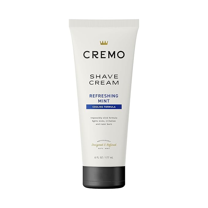 Cremo Cooling shaving cream for men 6 fl oz tube