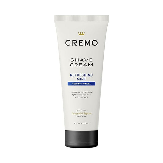 Cremo Cooling shaving cream for men 6 fl oz tube