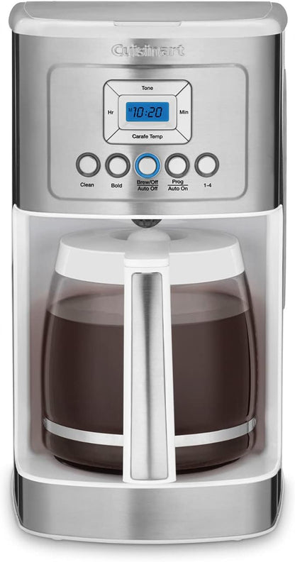 Cuisinart PerfecTemp coffee machine with glass carafe