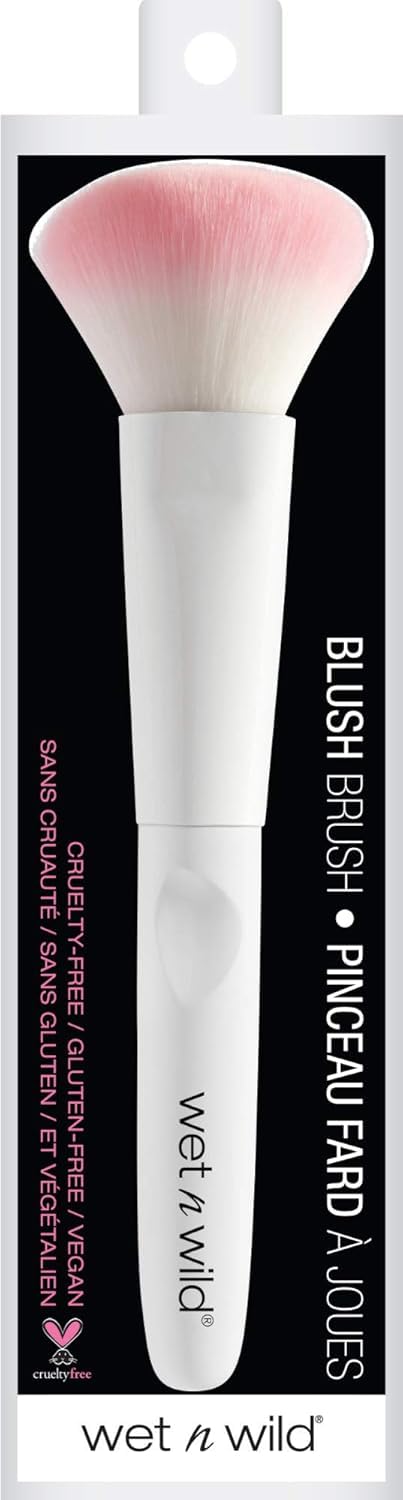 Ergonomic makeup brush handle for precision control