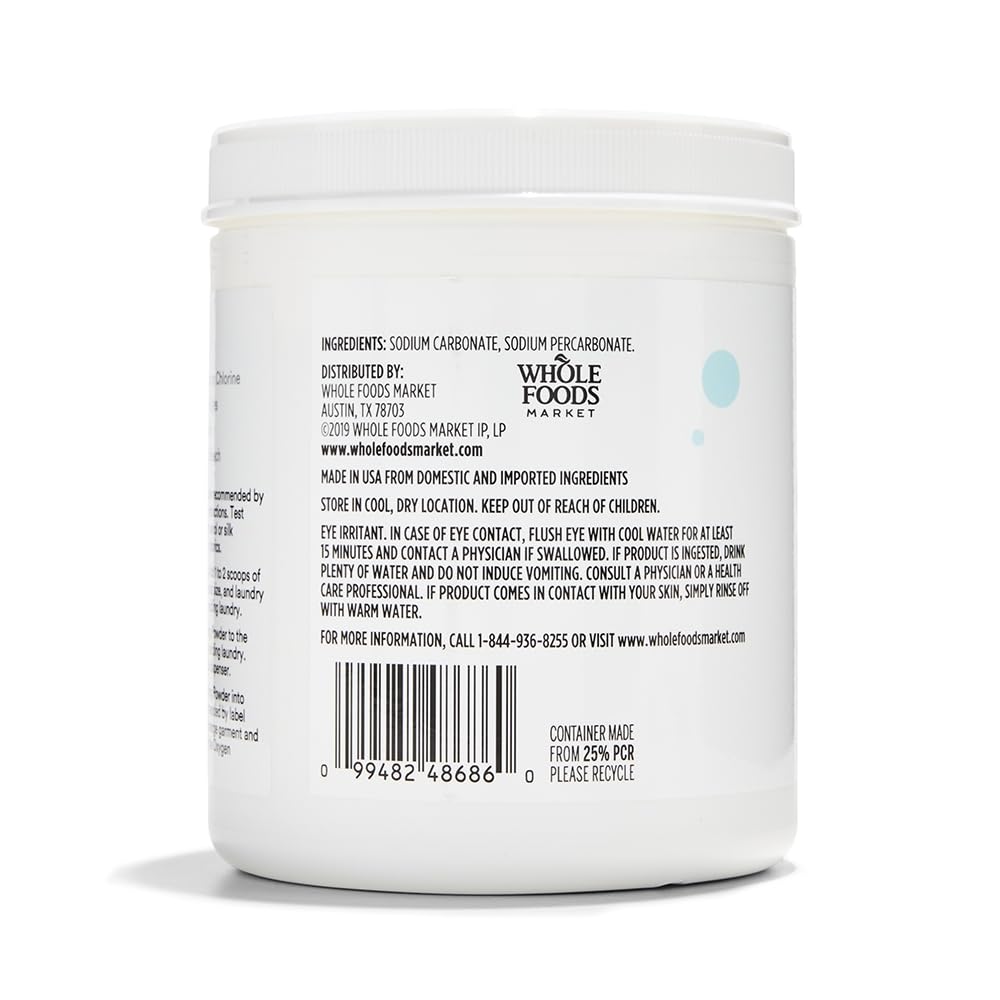 Oxygen whitening powder for household cleaning