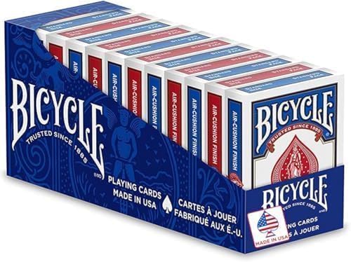 Bicycle poker size standard index playing cards